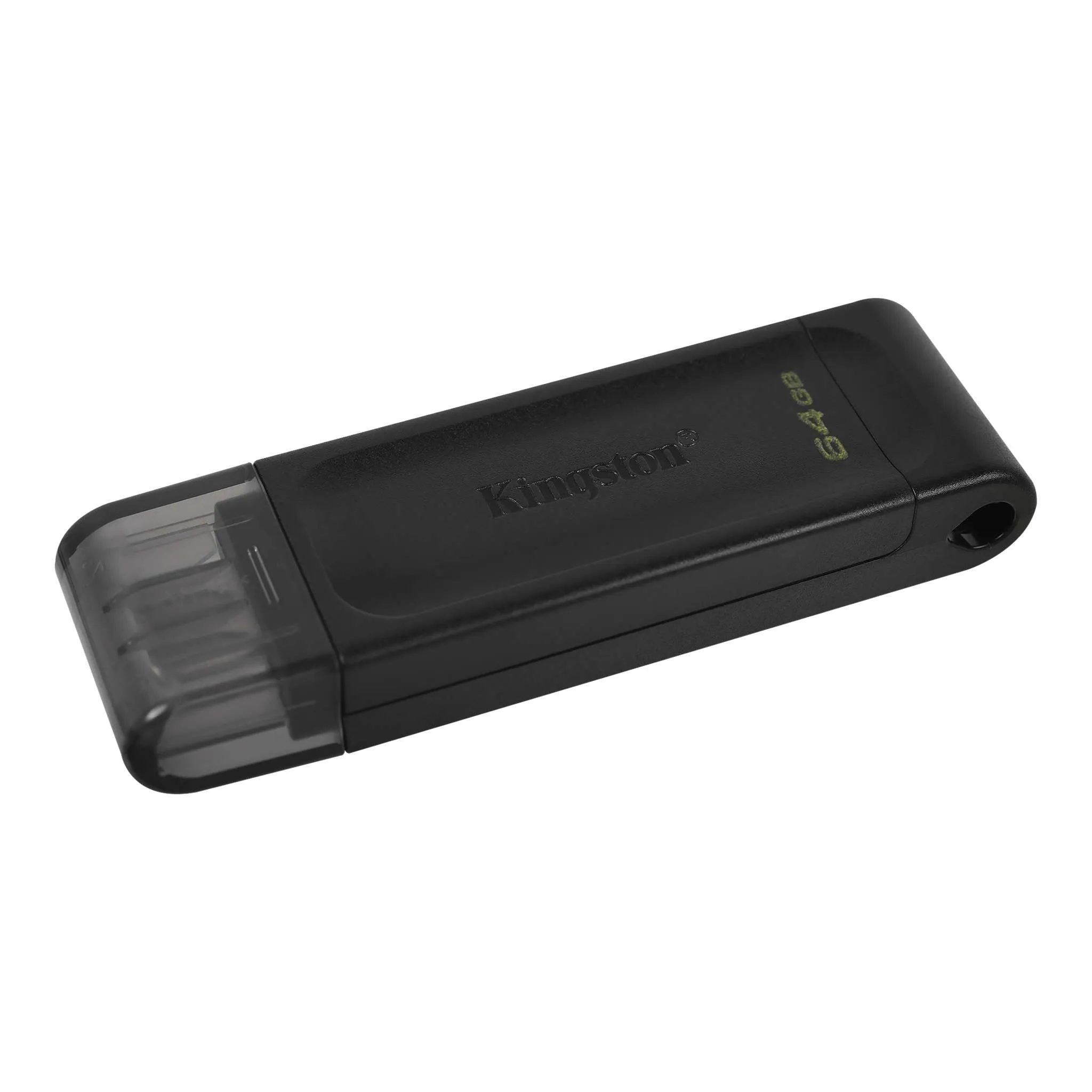 Kingston USB memorija KINGSTON DT70/64GB/DataTraveler/3.2/crna Slika 1